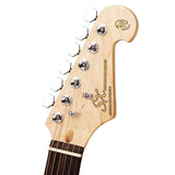 SX ED1/BK elektrische gitaar – 3 single coil pickups, vintage tremolo, zwart + tas