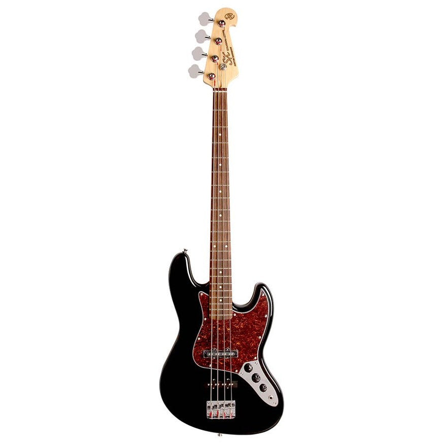 SX BD1/BK Standard Series J-Style Elektrische Basgitaar Zwart