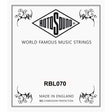 Rotosound RBL070 .070 snaar for elektrisch bass, nickel plated steel wound