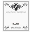 Rotosound RLL130 .130 snaar for elektrisch bass, stainless steel halfround