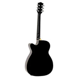 Richwood RA-12-CEBK Artist Series Akoestische Gitaar auditorium cutaway met actieve EQ zwart