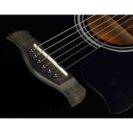 Richwood RA-12-CEBK Artist Series Akoestische Gitaar auditorium cutaway met actieve EQ zwart