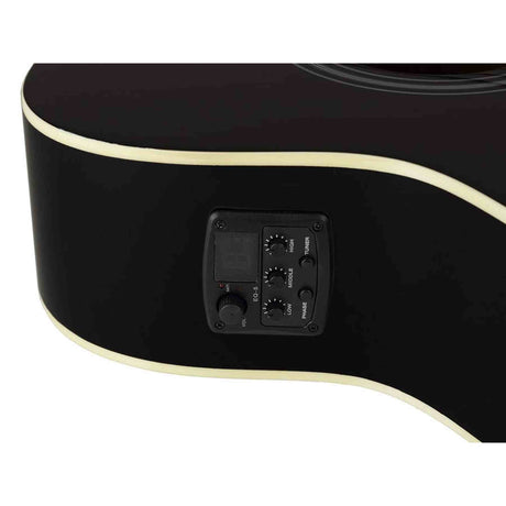 Richwood RA-12-CEBK Artist Series Akoestische Gitaar auditorium cutaway met actieve EQ zwart