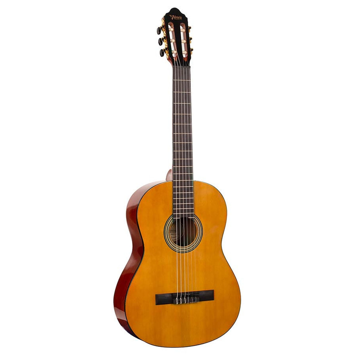 Valencia VC264 klassieke gitaar 4/4, sitka sparren top, mahonie zij- & achterblad, antieke hoogglans finish