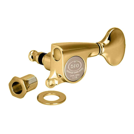 Gotoh GTH14777 SGS510Z stemmechanieken met L5 knoppen, 3L3R, goud