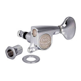 Gotoh GTH14774 SGS510Z stemmechanieken met L5 knoppen, 3L3R, chroom