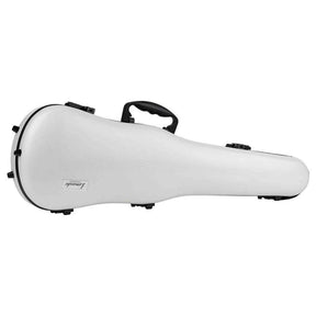 Leonardo VC-70-WH Pro Series vioolkoffer 4/4 shaped carbon wit