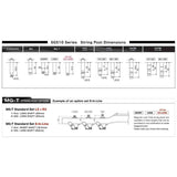 Gotoh GTH14304 SGL510 stemmechanieken met L5 knoppen, 3L3R, goud