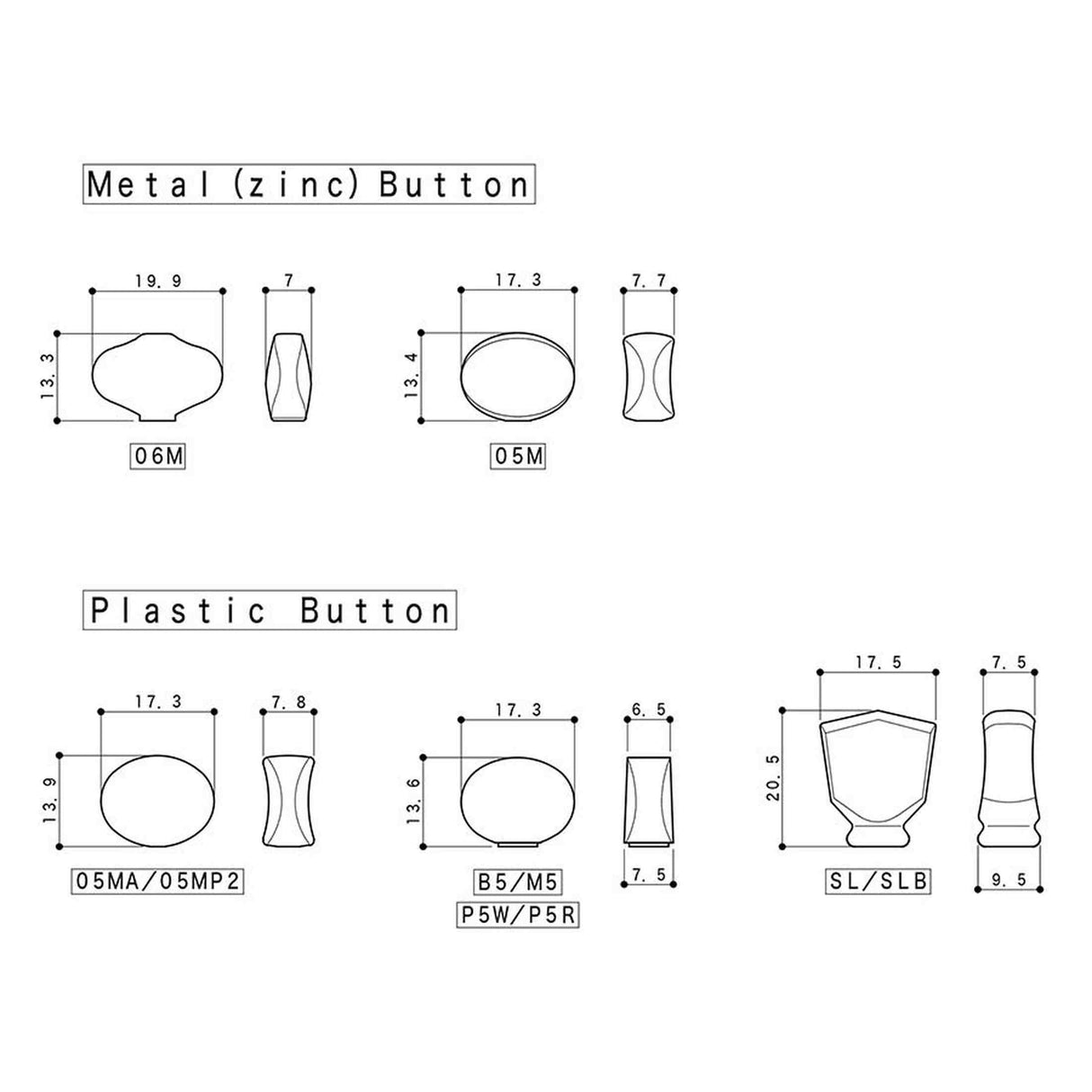 Gotoh GTH12991 SD90 stemmechanieken met Magnum Lock Trad and 06M knoppen, 3L3R, nikkel