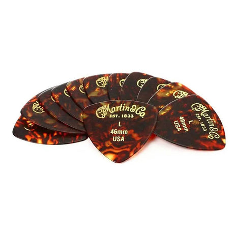 Martin SPA 18A0052 pick pack 346 vorm .46mm faux schildpad Licht 12 stuks