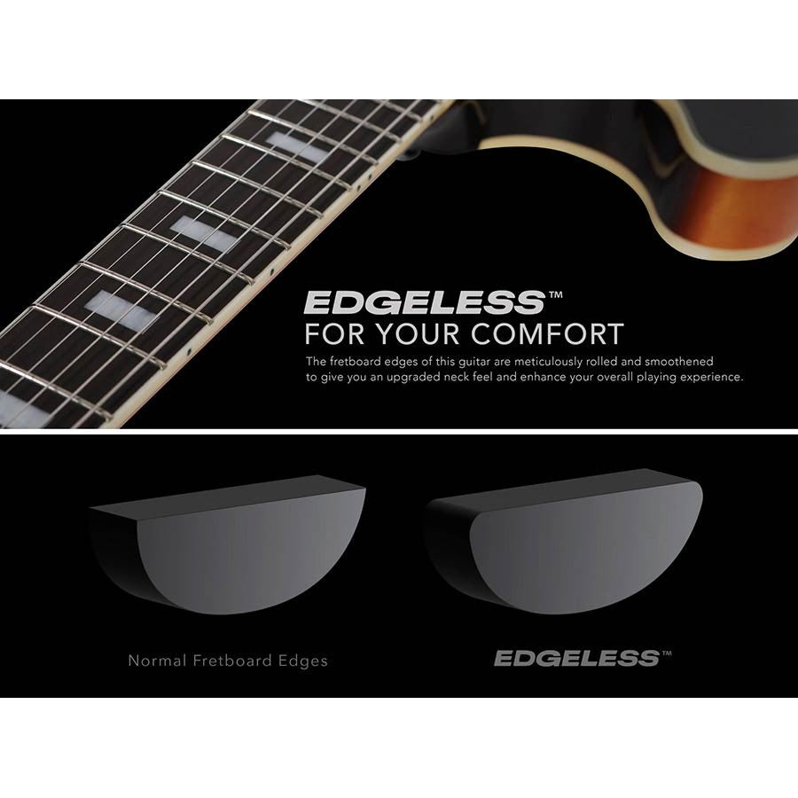 Sire Guitars H7/VS electrische archtop gitaar, esdoorn, vintage sunburst