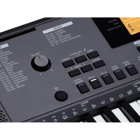 Medeli MK200 Keyboard – 61 Aanslaggevoelige Toetsen met 585 Klanken en USB-MIDI
