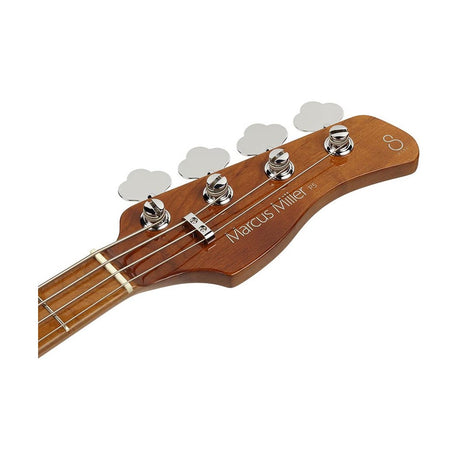 Sire P5 A4/MLG Marcus Miller basgitaar 4-snarige passieve P-stijl bas in Mild Green