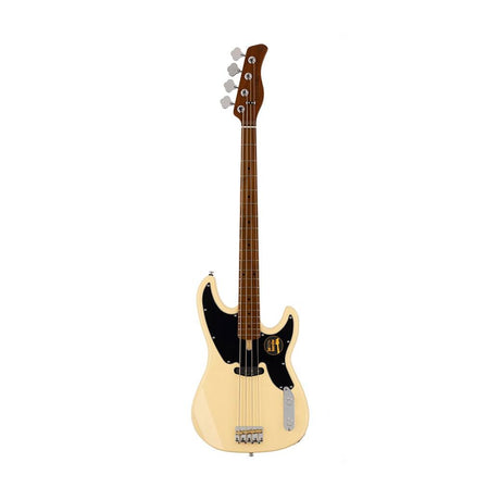 Sire D5 A4/VW Marcus Miller basgitaar 4 snarig passief elzen vintage white