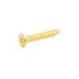 Allparts GS3397002 short humbucking ring screws, gold, 8pcs