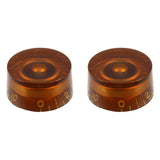 Allparts PK0130022 Vintage Amber Snelknoppen set van 2