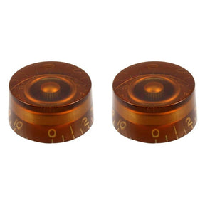 Allparts PK0130022 Vintage Amber Snelknoppen set van 2
