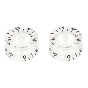 Allparts PK0130031 Clear Vintage Snelheidknoppen - 2 Stuks