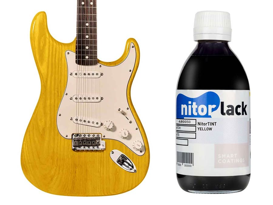 NitorLACK N480050112 NitorTINT Kleurstof Geel – 250ml Fles