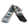 Gaucho GST-195-01 gitaarband, 2” jacquard weefsel, leren slips, veel kleuren