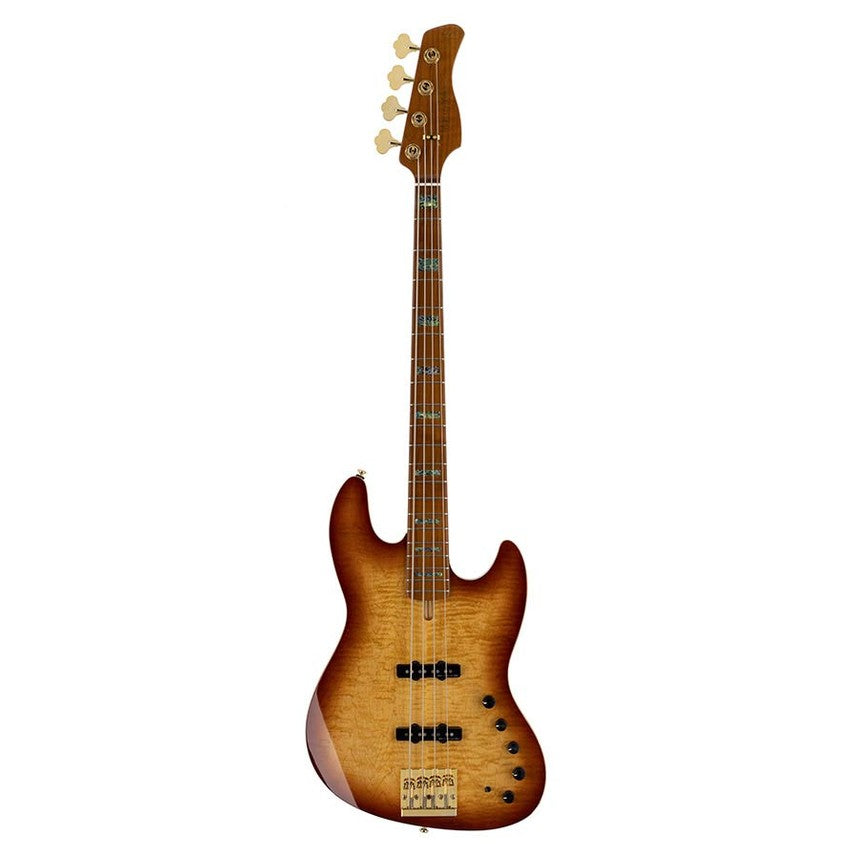 Sire V10 DX4/TS Marcus Miller 4-snarige actieve basgitaar Tobacco Sunburst