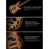 Sire P10 DX4/TS Marcus Miller 4-snarige actieve basgitaar Tobacco Sunburst