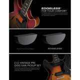 Sire Guitars H7V/CS Elektrische archtop gitaar met P90s cherry sunburst