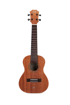 TOM T5 Tenor Ukulele Massief Mahonie met Gecompenseerde Kam en Luxe Hoes