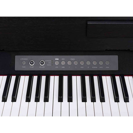 Medeli CP203/BK Digital Compact Piano 88 Toetsen Graded Hammer Action 2x20W Zwart Satijn