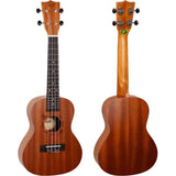 Flight NUC310 Concert Ukulele met African Sapele Body, Bone Topkam en 18 Frets