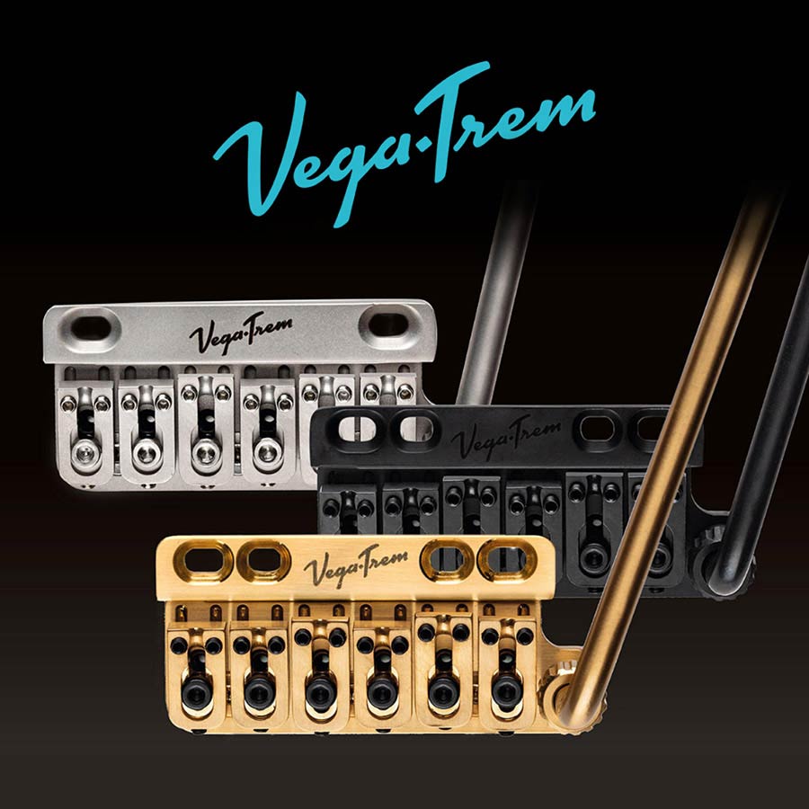 VegaTrem VT1/BK Ultra Tremolo Systeem - Zwart RVS