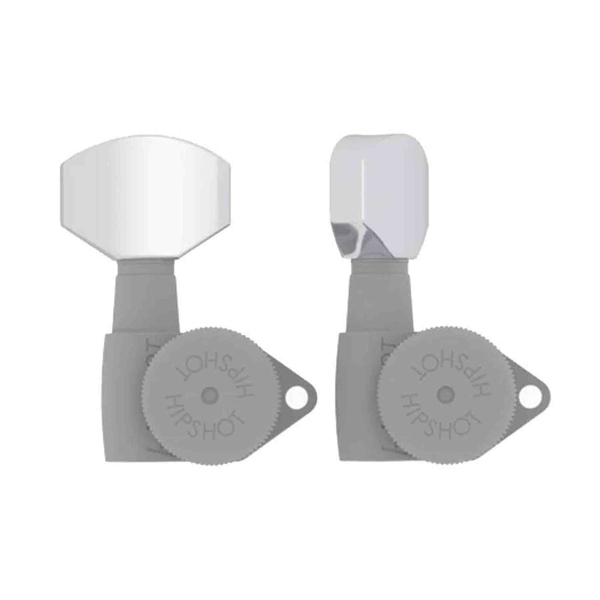Hipshot HS6B1HEXC Hex Stemknop voor Gitaarmechaniek Chrome, per stuk