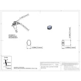 Hipshot HS6B1HEXC Hex Stemknop voor Gitaarmechaniek Chrome, per stuk