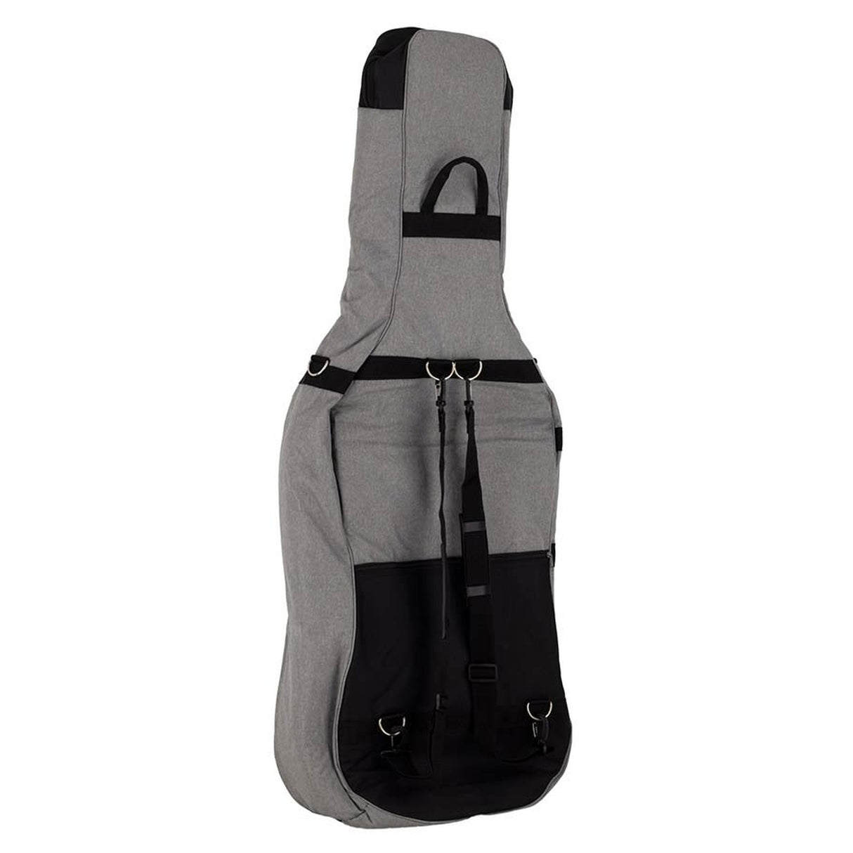 Boston CT-112-GR cello bag 1/2 light grey, 19 mm. padded, 2 straps, various pockets