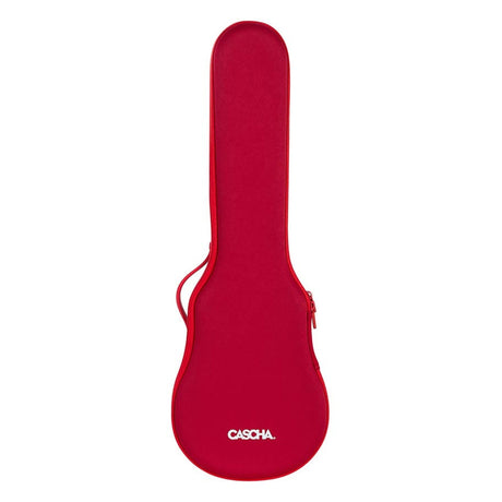 Cascha HH 2280 Rode Carbon Fiber concert ukulele met softcase