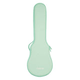 Cascha HH 2286 Groene Carbon Fiber concert ukulele met softcase