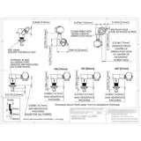 Hipshot HS6K1EN0G Gitaar tuner upgrade kit, 6 inline classic, 10mm post hole, closed goud