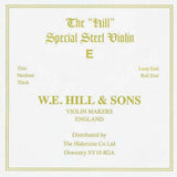 W.E. Hill & Sons H-4410MB violin string E-1 medium, ball end