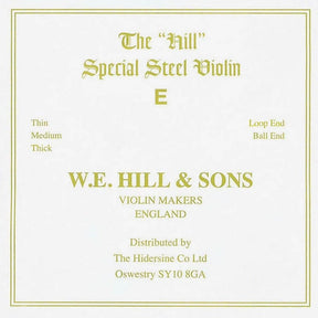 W.E. Hill & Sons H-4410WB violin string E-1 light, ball end