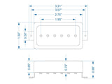 Lollar 10304-111321 Novel 90 Single Coil – Brugpositie Zwart Mat