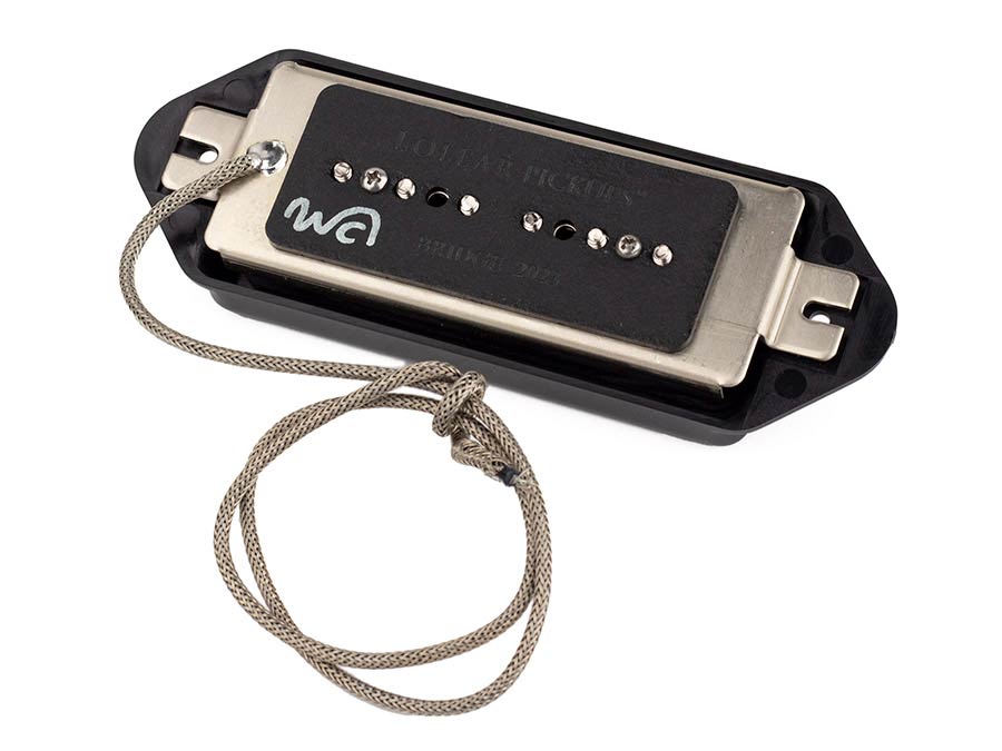 Lollar 103021113111 P-90 Dogear Single Coil – Brugpositie Hoog Model, Zwart
