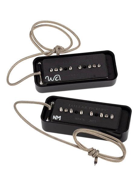 Lollar 10301-111511 P-90 Soapbar Single Coil Set – Hals & Brug, Zwart
