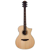 Bromo BAA4CE auditorium naturel semi akoestische western gitaar
