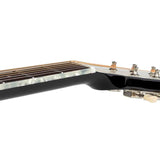 Richwood HSD-55-BK Heritage Series Dreadnought massief sparren bovenblad hoogglans zwart