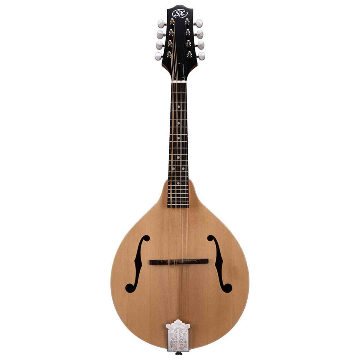 SX SMA600 A-Style Mandoline – Massief Sparren Top, Gevlamd Okoumé & Gigbag