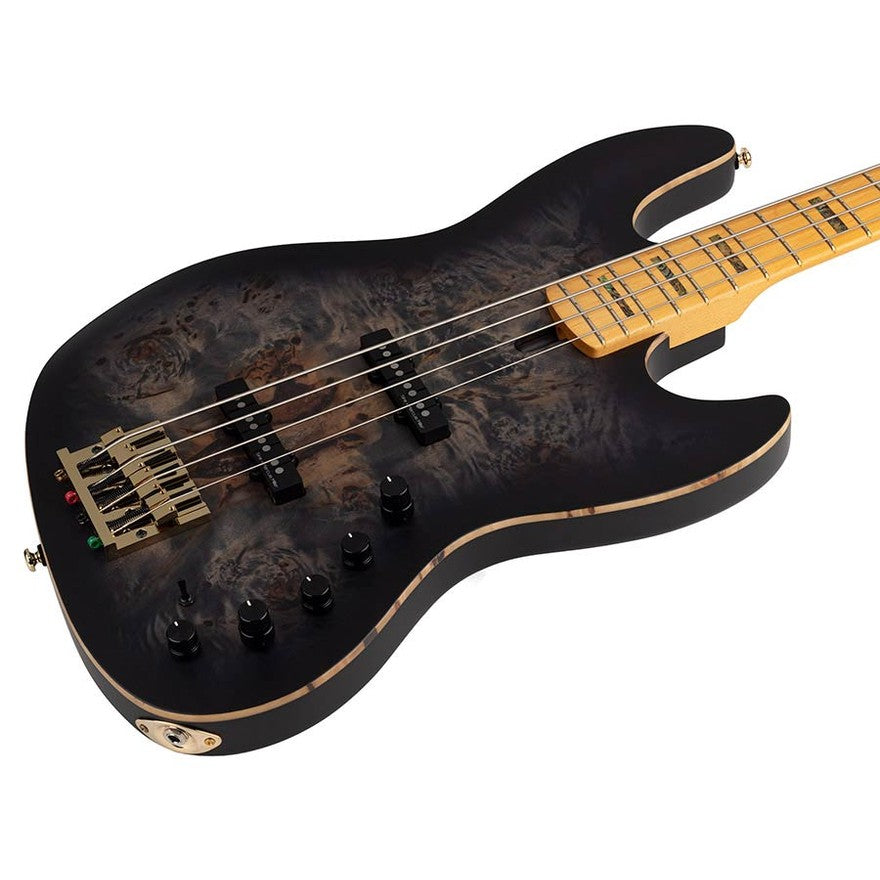 Sire V10 4/TBKS Marcus Miller 4-snarige actieve basgitaar Transparent Black Satin