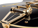Sire Guitars H7T/BK Elektrische archtop gitaar met tremolo, zwart