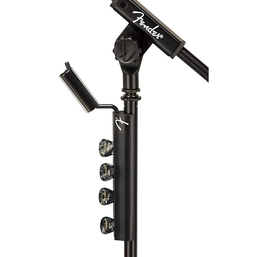 Fender microfoonstandaard met plectrum en slide houder