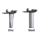 Hosco Japan HK-02CS/SB Twee-Punts Tremolo Brug met Stalen Zadels