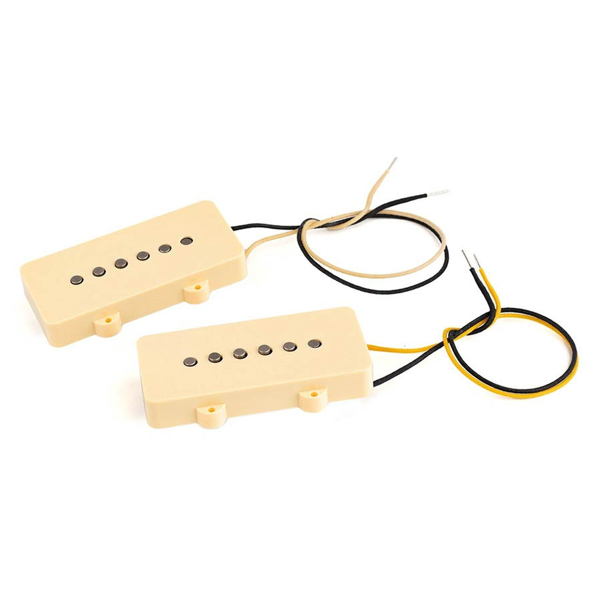 Lollar 10-705-15-13 set van twee "Original '58 Jazzmaster" enkele spoel pickups, hals en brug, crème